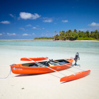 cocos island photo tour canoe