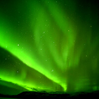 northern lights green norway aurora